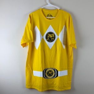 NWOT Yellow Power Ranger Graphic Tee